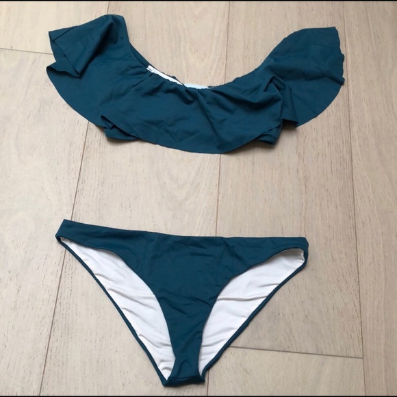 Eberjey Turquoise Bikini, Top is Small, Bottoms are Medium - Picture 3 of 8